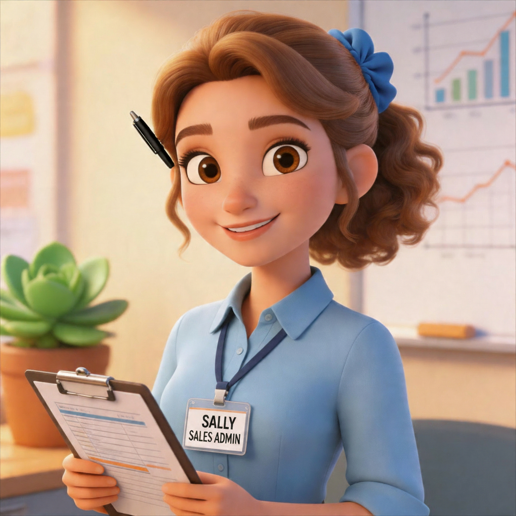 Sally, agent Admin des ventes